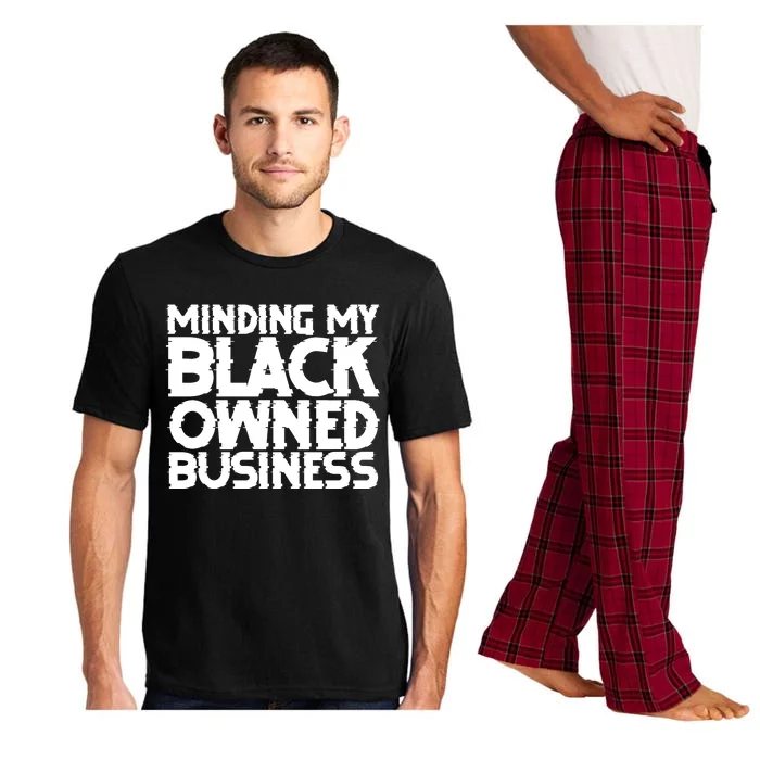 Minding My Black Owned Business Pajama Set