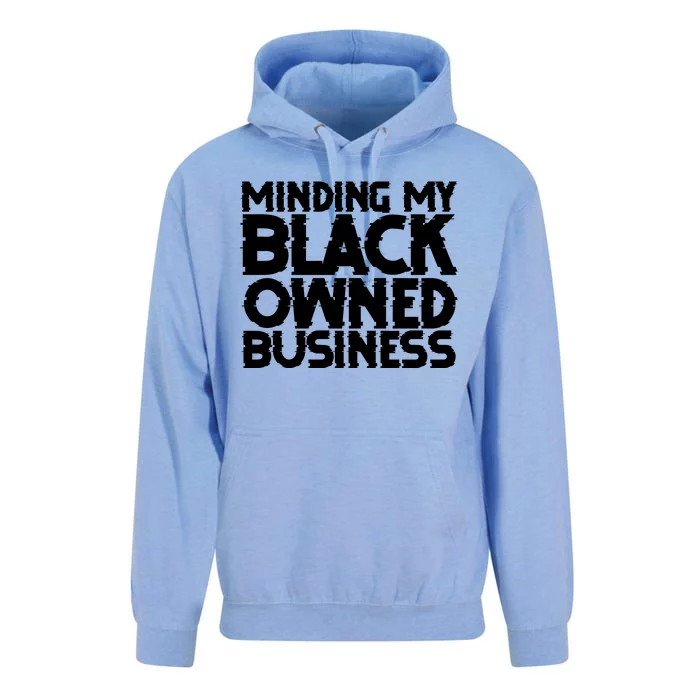 Minding My Black Owned Business Unisex Surf Hoodie