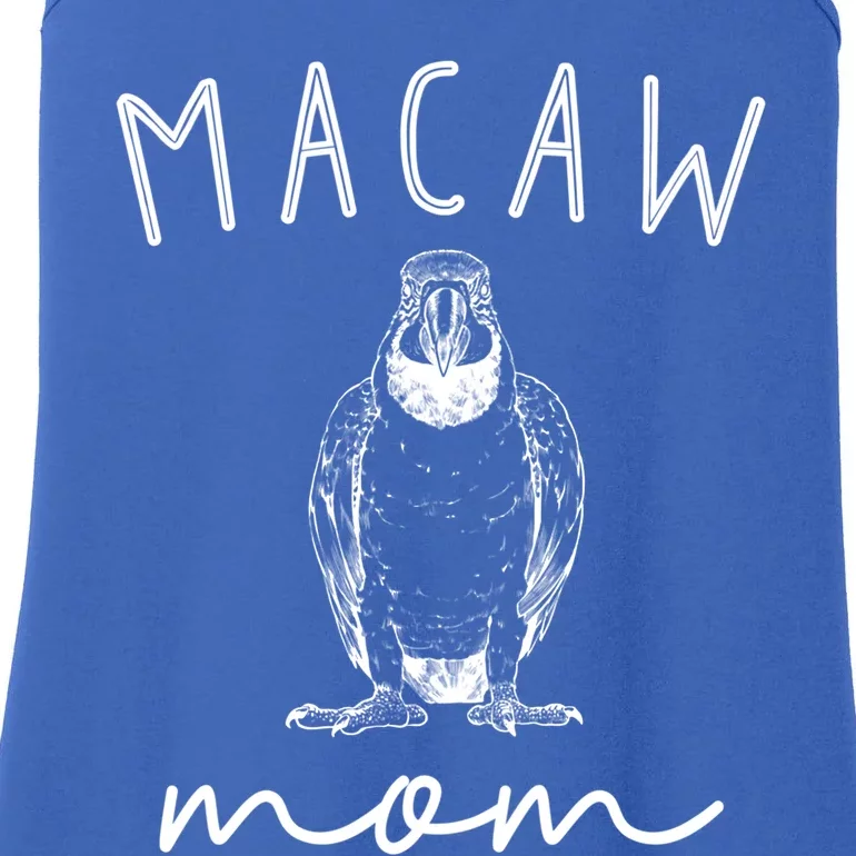 Macaw Mom Blue And Gold Macaw Parrot Bird Mama Funny Gift Ladies Essential Tank