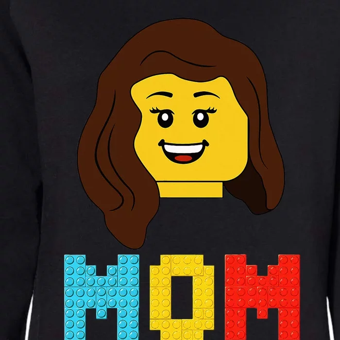 Mom Master Builder Building Bricks Blocks Matching Family Womens California Wash Sweatshirt