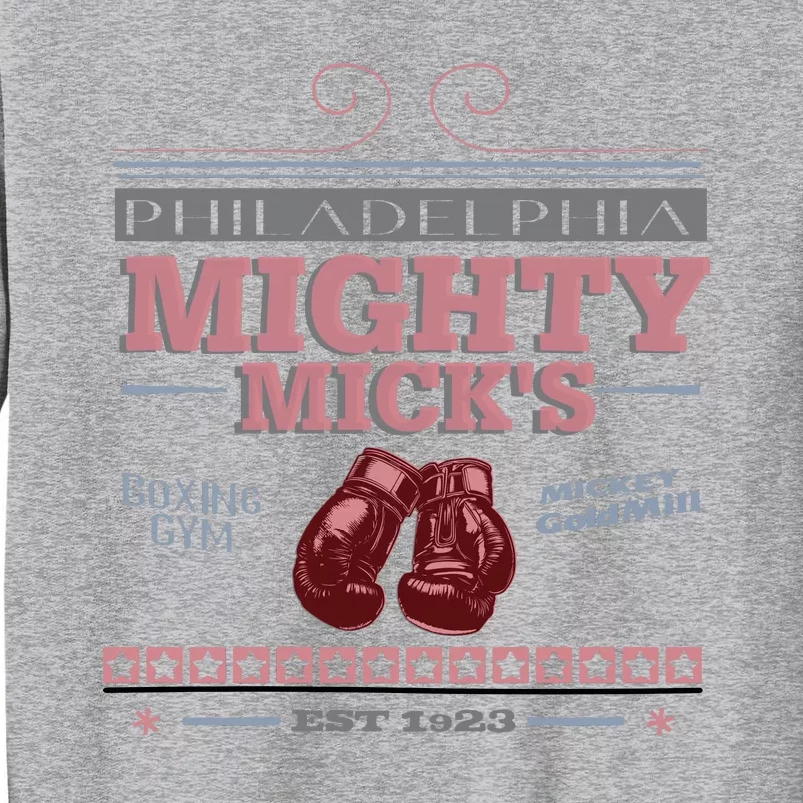 Mighty MickS Boxing Gym 1923 Tall Sweatshirt