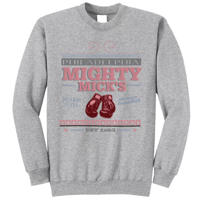 Mighty MickS Boxing Gym 1923 Tall Sweatshirt