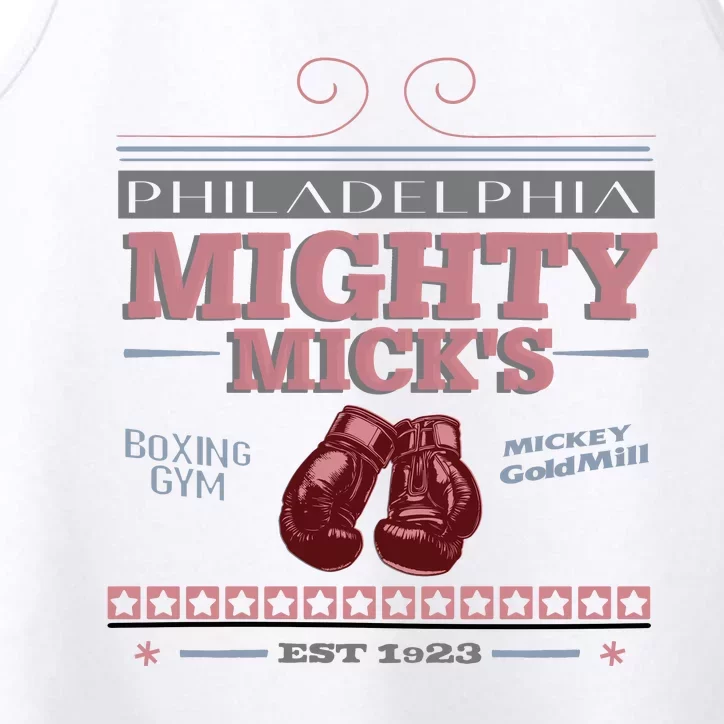 Mighty MickS Boxing Gym 1923 Performance Tank