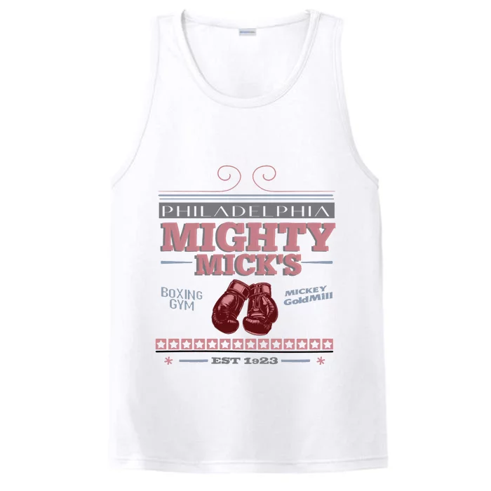 Mighty MickS Boxing Gym 1923 Performance Tank