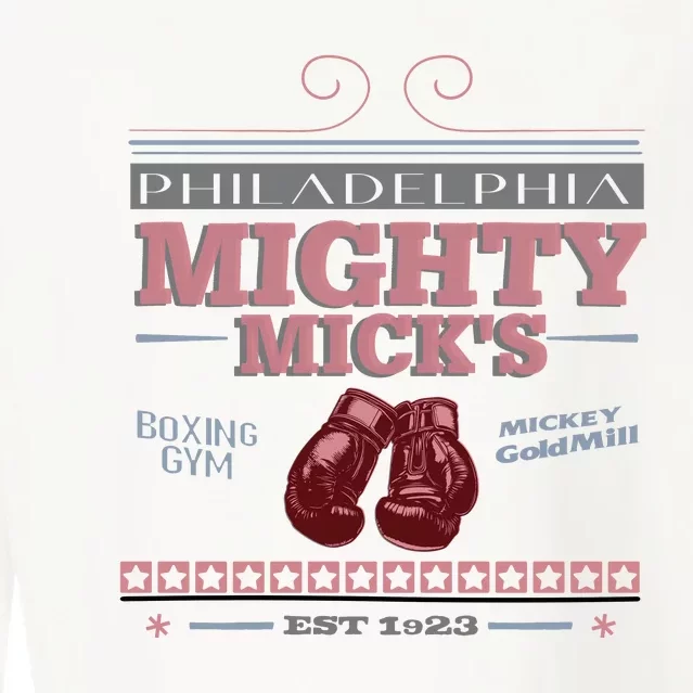 Mighty MickS Boxing Gym 1923 Cropped Pullover Crew