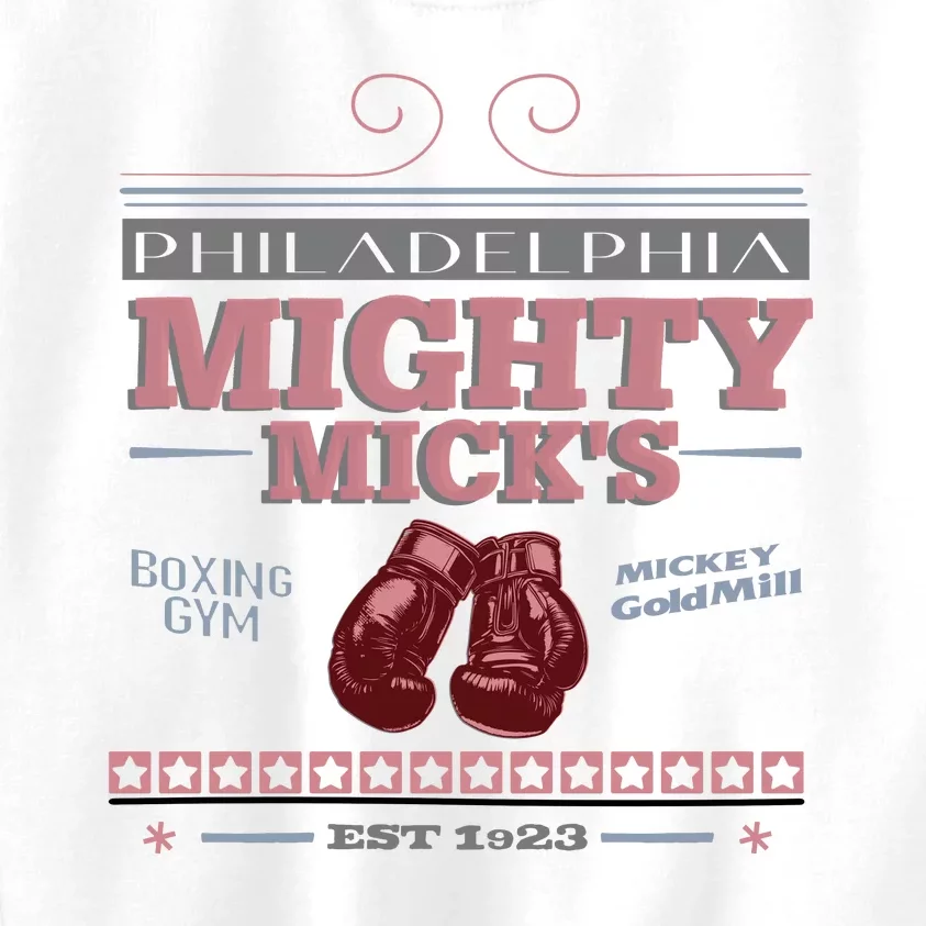 Mighty MickS Boxing Gym 1923 Kids Sweatshirt