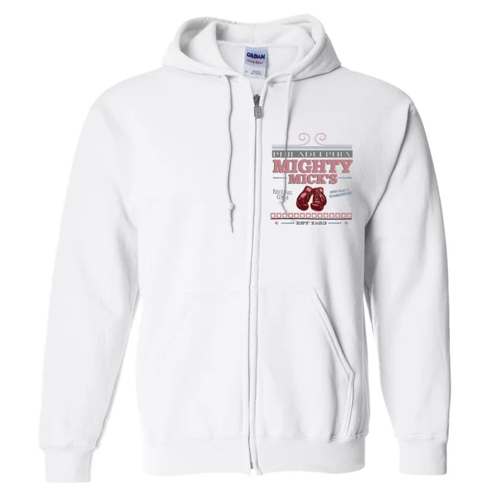 Mighty MickS Boxing Gym 1923 Full Zip Hoodie