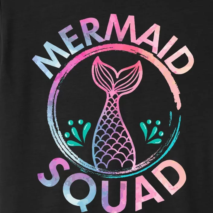 Magical Mermaid Birthday Party Squad Matching Family ChromaSoft Performance T-Shirt