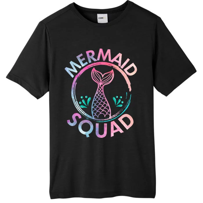 Magical Mermaid Birthday Party Squad Matching Family ChromaSoft Performance T-Shirt