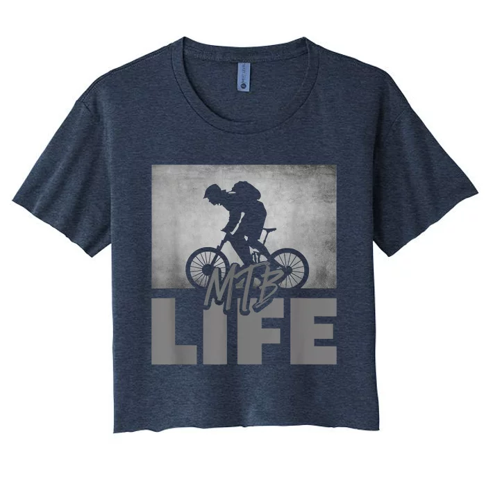 MTB Mountain Bike Apparel MTB Mountain Bike Women's Crop Top Tee