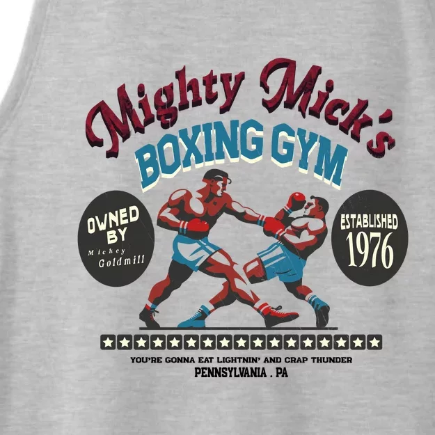 Mighty Micks Boxing Gym 1976 Ladies Tri-Blend Wicking Tank