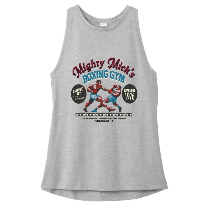 Mighty Micks Boxing Gym 1976 Ladies Tri-Blend Wicking Tank