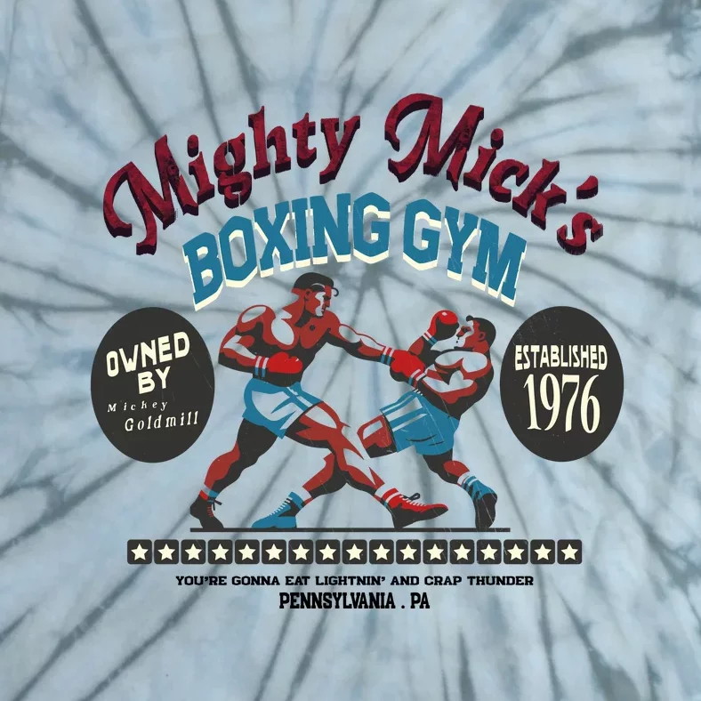 Mighty Micks Boxing Gym 1976 Tie-Dye T-Shirt