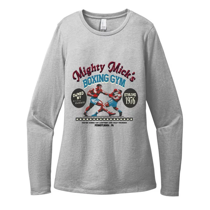 Mighty Micks Boxing Gym 1976 Womens CVC Long Sleeve Shirt