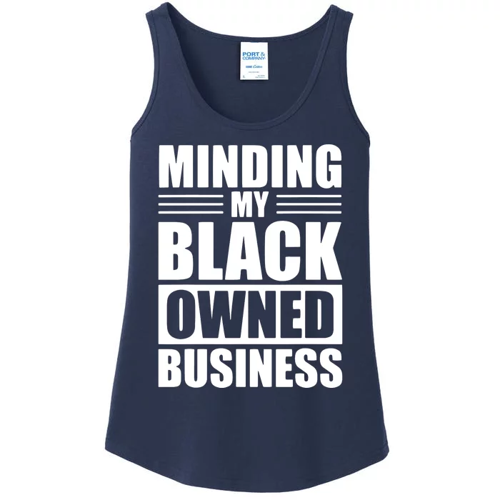 MINDING MY BLACK OWNED BUSINESS Gifts For Business Owner Ladies Essential Tank