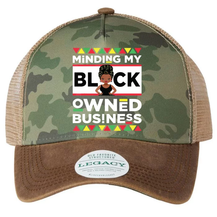 Minding My Black Owned Business Legacy Tie Dye Trucker Hat