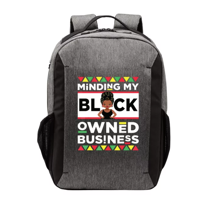 Minding My Black Owned Business Vector Backpack