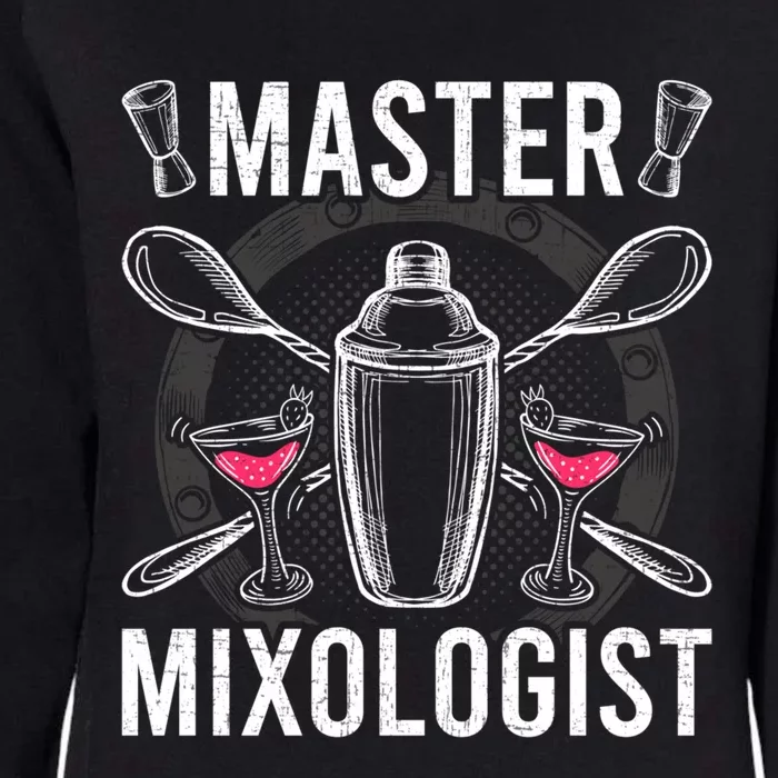 Master Mixologist Bartending Bartender Gift Womens California Wash Sweatshirt