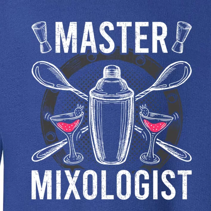 Master Mixologist Bartending Bartender Gift Toddler Sweatshirt