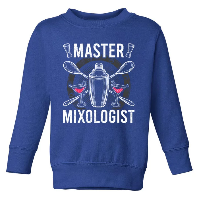 Master Mixologist Bartending Bartender Gift Toddler Sweatshirt