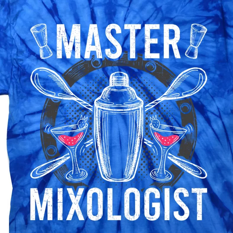 Master Mixologist Bartending Bartender Gift Tie-Dye T-Shirt