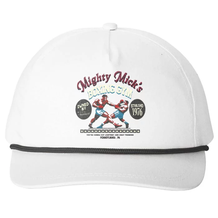 Mighty Micks Boxing Club Aged Look Snapback Five-Panel Rope Hat