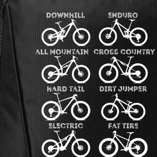 MTB Mountain Bike Biking Enthusiast Biker Bicycling Clothing City Backpack