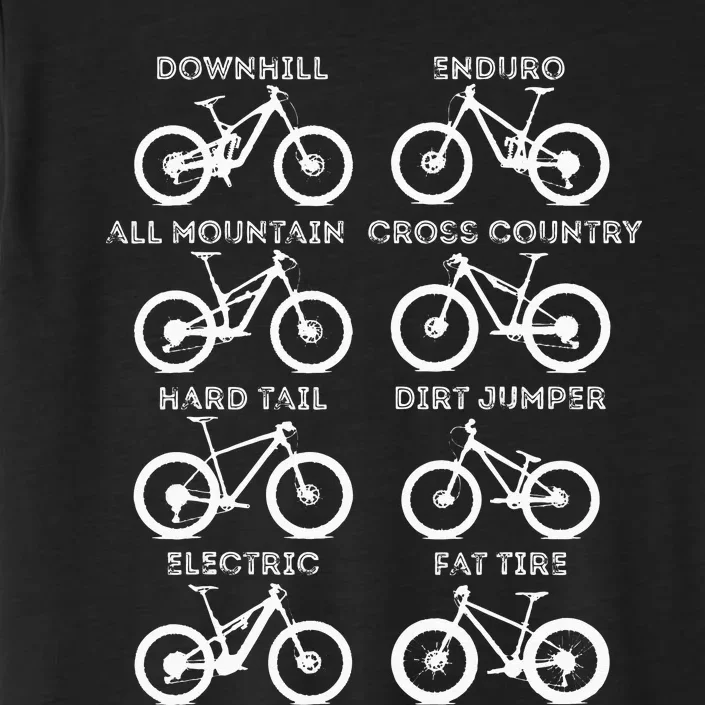 MTB Mountain Bike Biking Enthusiast Biker Bicycling Clothing ChromaSoft Performance T-Shirt