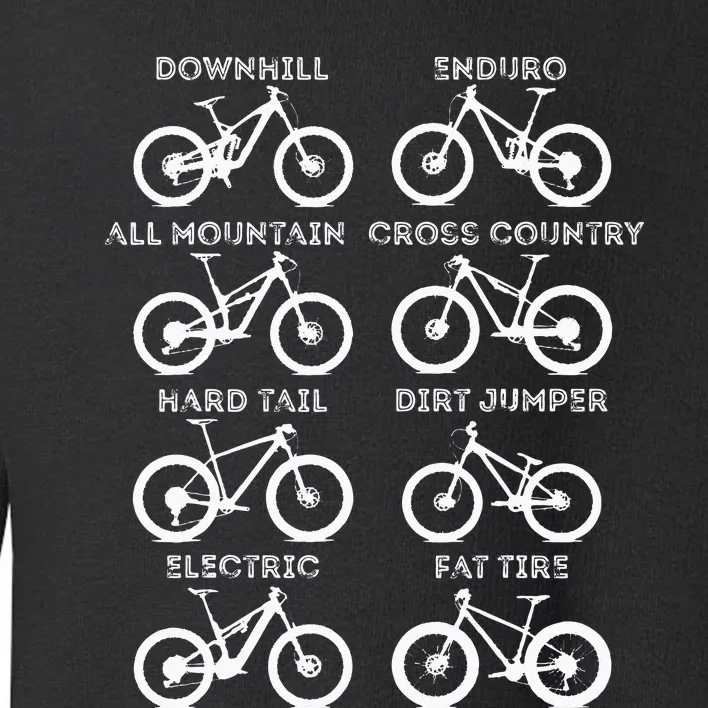 MTB Mountain Bike Biking Enthusiast Biker Bicycling Clothing Toddler Sweatshirt