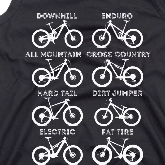 MTB Mountain Bike Biking Enthusiast Biker Bicycling Clothing Tank Top