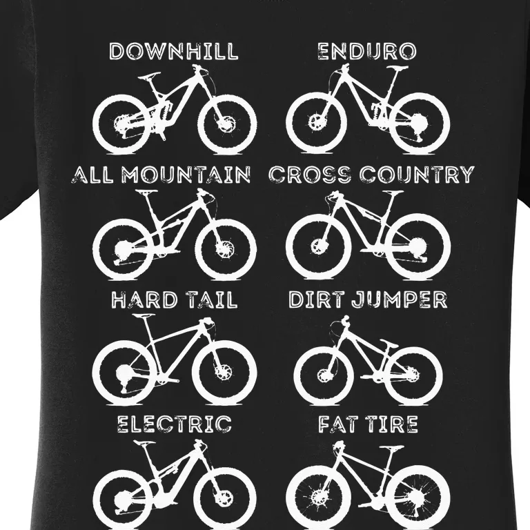 MTB Mountain Bike Biking Enthusiast Biker Bicycling Clothing Women's T-Shirt