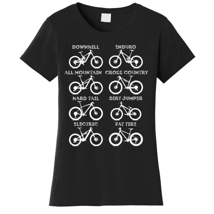 MTB Mountain Bike Biking Enthusiast Biker Bicycling Clothing Women's T-Shirt