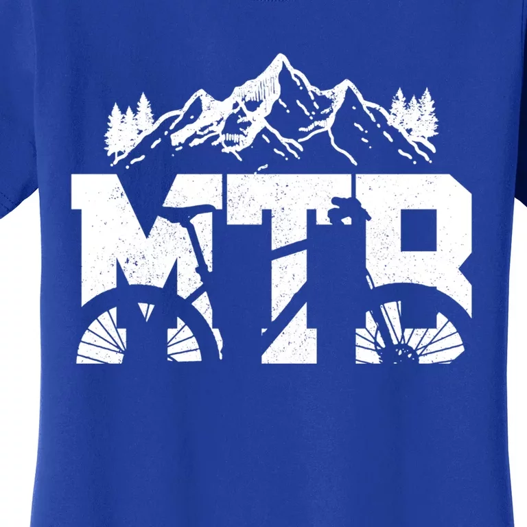 Mtb Mountain Bike Bicycle Mountain Biking Biker Gift Women's T-Shirt