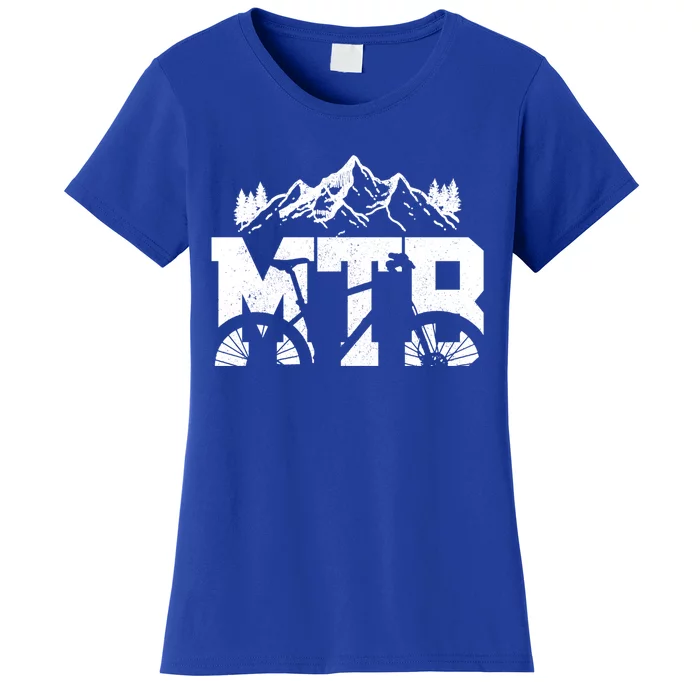 Mtb Mountain Bike Bicycle Mountain Biking Biker Gift Women's T-Shirt