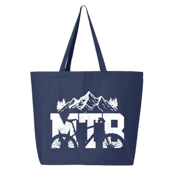 Mtb Mountain Bike Bicycle Mountain Biking Biker Gift 25L Jumbo Tote