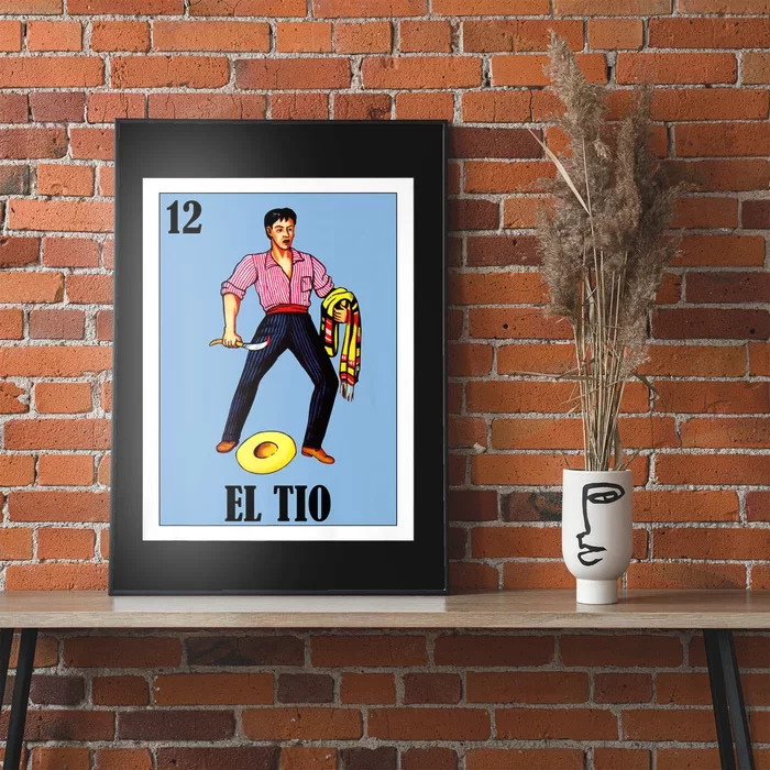 Mens Mexican Bingo Regalo Para Tio Lottery Parody El Tio Poster