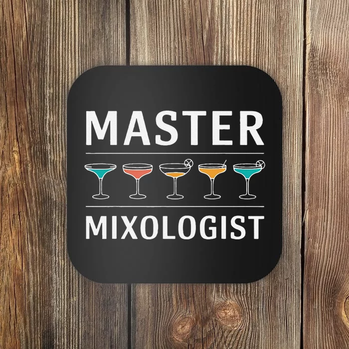 Master Mixology Barkeeper Bartender Mixer Coaster