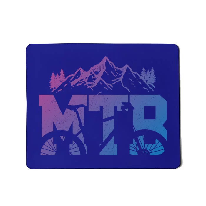 Mtb Mountain Bike Bicycle Mountain Biking Biker Gift Mousepad