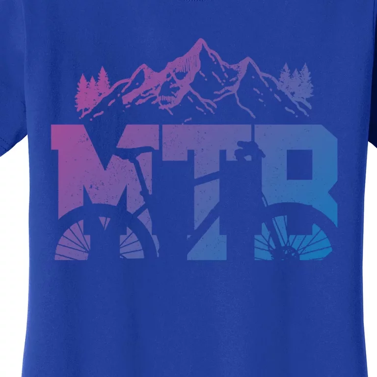 Mtb Mountain Bike Bicycle Mountain Biking Biker Gift Women's T-Shirt