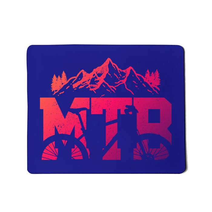 Mtb Mountain Bike Bicycle Mountain Biking Biker Gift Mousepad