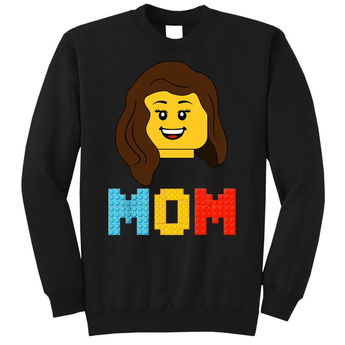 Mom Master Builder Building Bricks Blocks Matching Family Sweatshirt