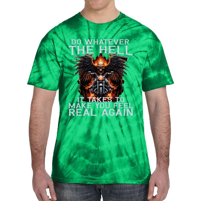 Motorbike Motorcyclist Biker Chopper Bike Motorcycles Tie-Dye T-Shirt