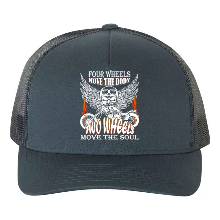 Motorbike Motorcyclist Biker Chopper Bike Motorcycles Yupoong Adult 5-Panel Trucker Hat