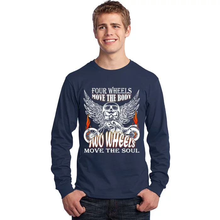 Motorbike Motorcyclist Biker Chopper Bike Motorcycles Long Sleeve Shirt