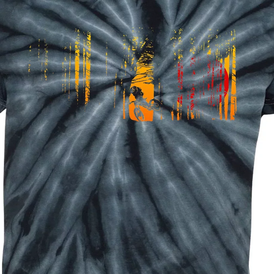 Mtb Mountain Bike Kids Tie-Dye T-Shirt