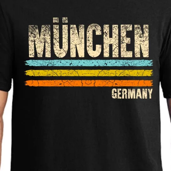 Munich MüNchen Bavaria Germany German Retro City Pajama Set