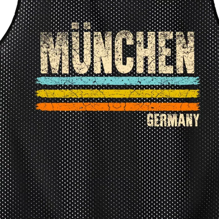 Munich MüNchen Bavaria Germany German Retro City Mesh Reversible Basketball Jersey Tank