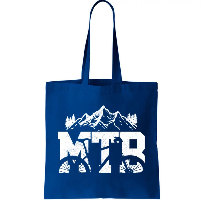 Mtb Mountain Bike Bicycle Mountain Biking Biker Gift Tote Bag