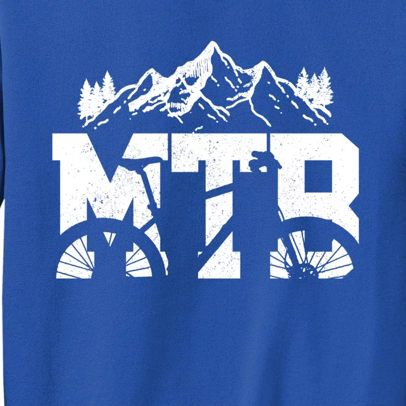 Mtb Mountain Bike Bicycle Mountain Biking Biker Gift Tall Sweatshirt