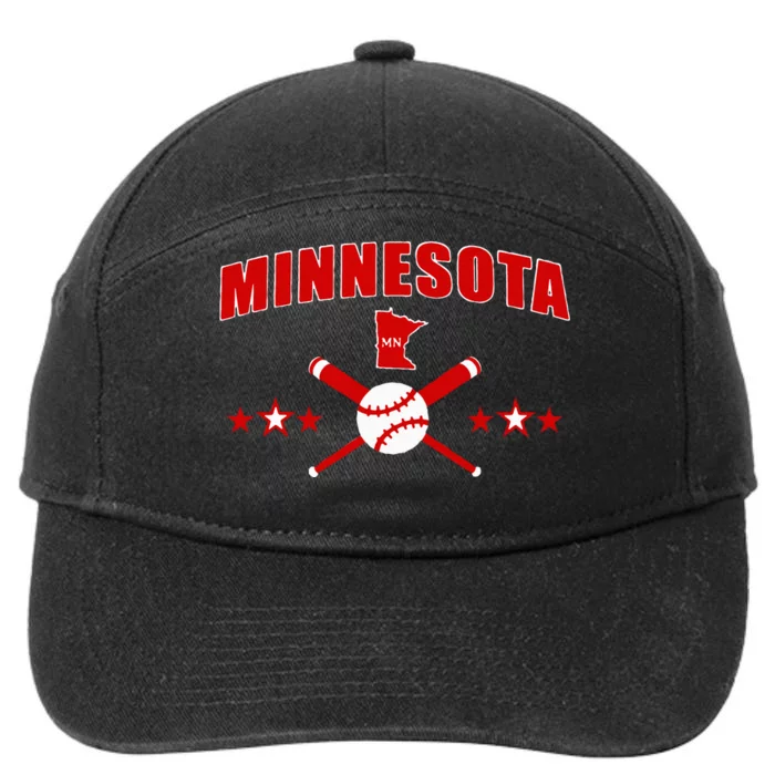 Minnesota Mn Baseball 7-Panel Snapback Hat